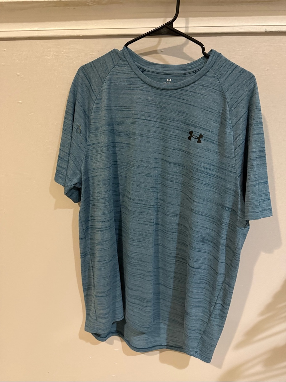 Under Armour Men’s Short Sleeve Heathered Teal Performance Tee